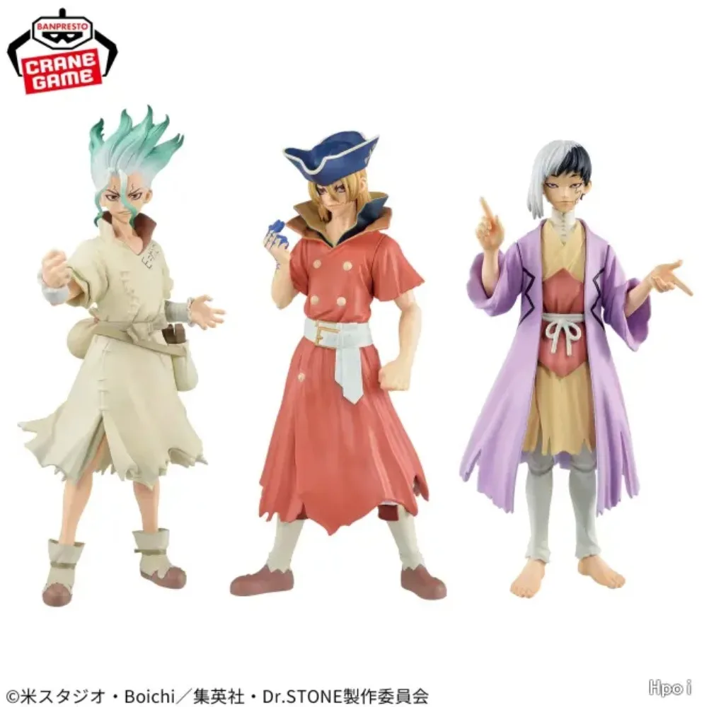 100% Original Genuine in Stock Bandai Spirits Banpresto Senku Ishigami Ryusui  Nanami Gen Asagiri Anime Figure Model Decoration