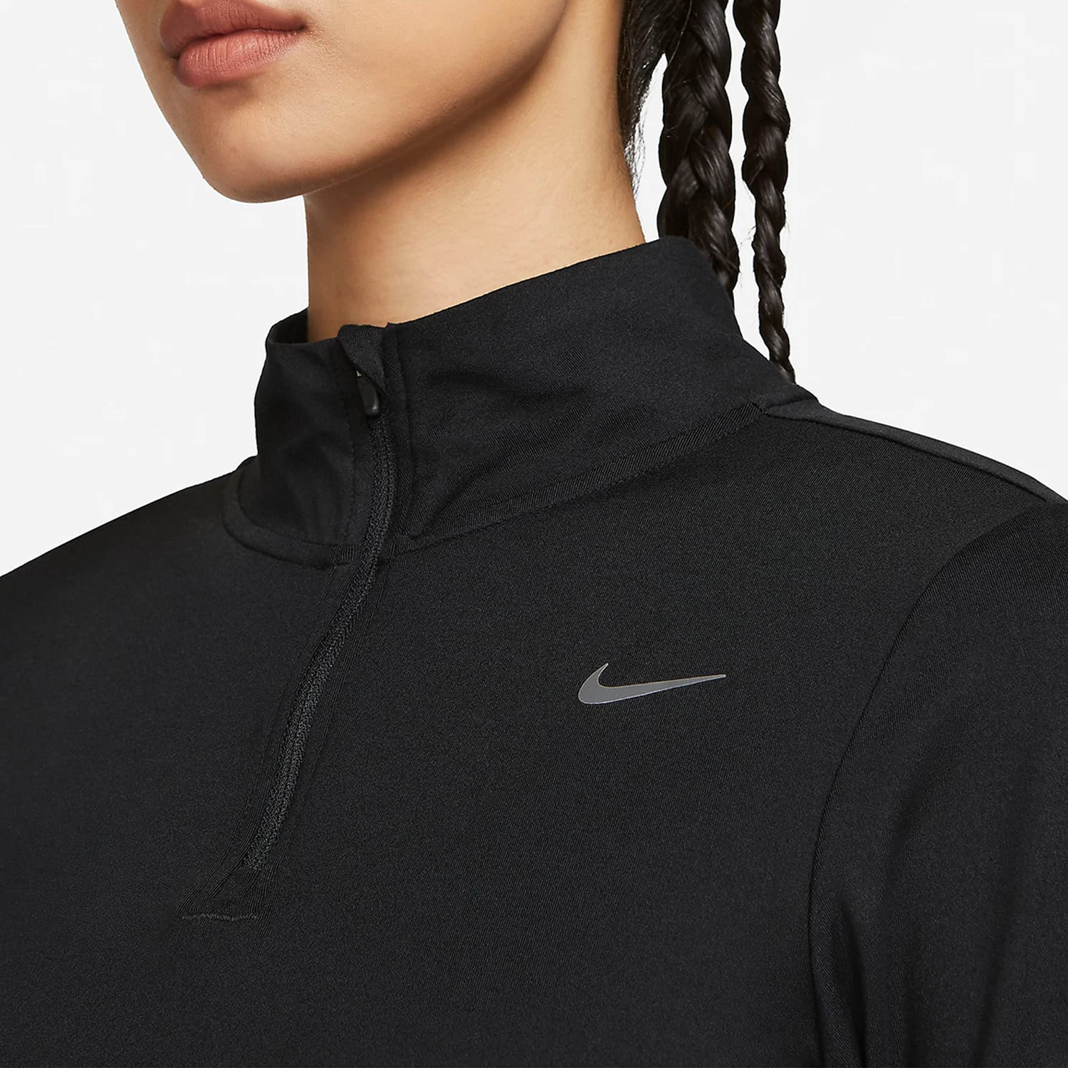 نايك حقيقية 2023 المرأة الجديدة تشغيل الرياضة نصف البريدي كم طويل تي شيرت FB4317-010