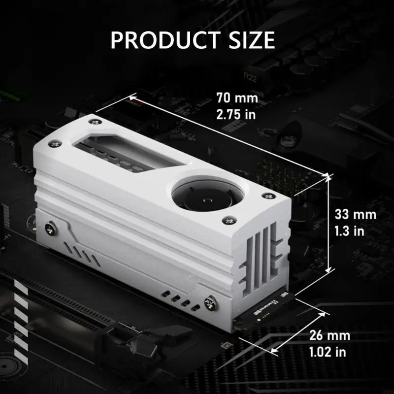 G6dd argb m.2 disipador calor ssd m.2 2280 estados sólidos disco duro aluminio disipador calor aluminio almohadilla