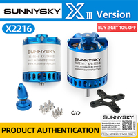 SUNNYSKY X2216-III X2216 2216 880KV 950KV 1100KV 1250KV 1400KV 2600KV Long Short Shaft 3-4S Brushless Motor RC Drone  Airplane