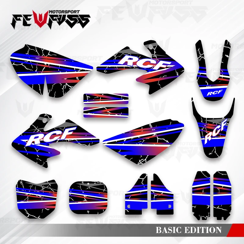 

Fewfuss Graphics Decals Stickers Motorcycle Background Custom For HONDA 2000 2001 2002 2003 2004 2005 2006-2021 CRF50 002
