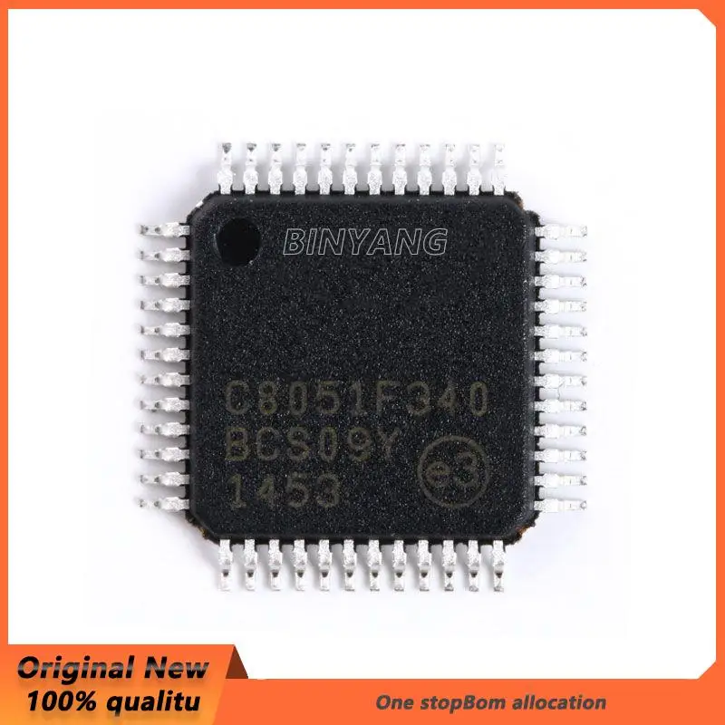 10pcs/lot C8051F340-GQR TQFP48