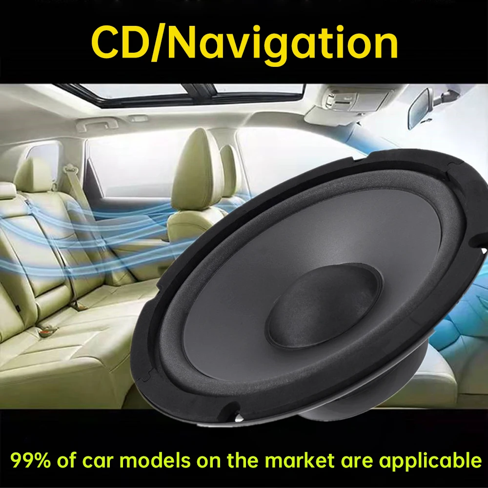 Car Audio Speaker 4/5/6 Inch 600W 2-Way Full Range Frequency Stereo Subwoofer Full Range Frequency Automotive Speakers