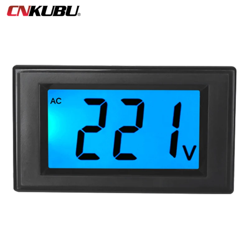 D85-21 Regulator Digital Voltmeter AC 0-500V LCD Digital Display Head 3-Wire Readout Clear High Precision