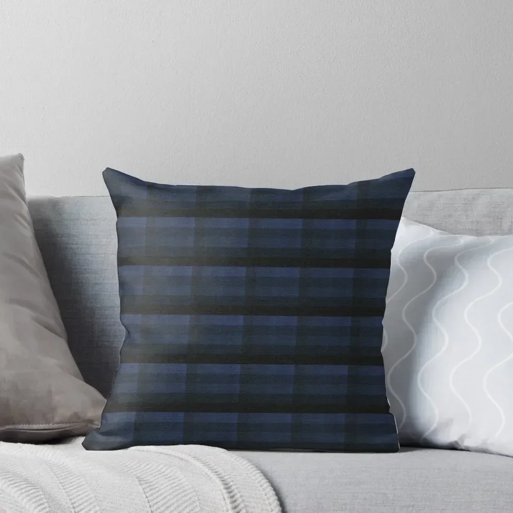 Denim Plaid Throw Pillow pillow pillowcase Plaid Sofa pillow