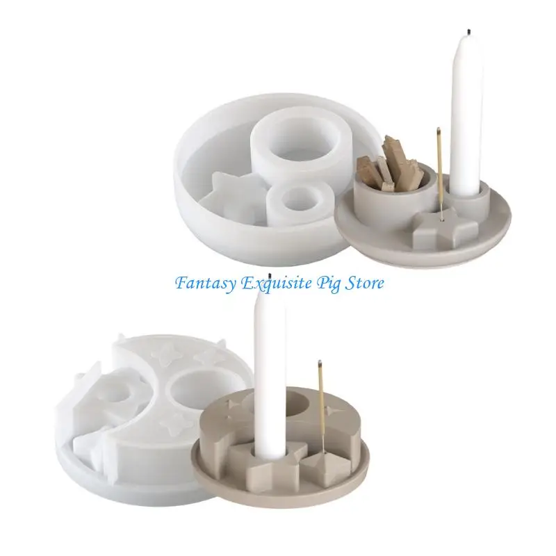 

HXBF Flexible Silicone Mould for Crafting Bases and Incenses Holders