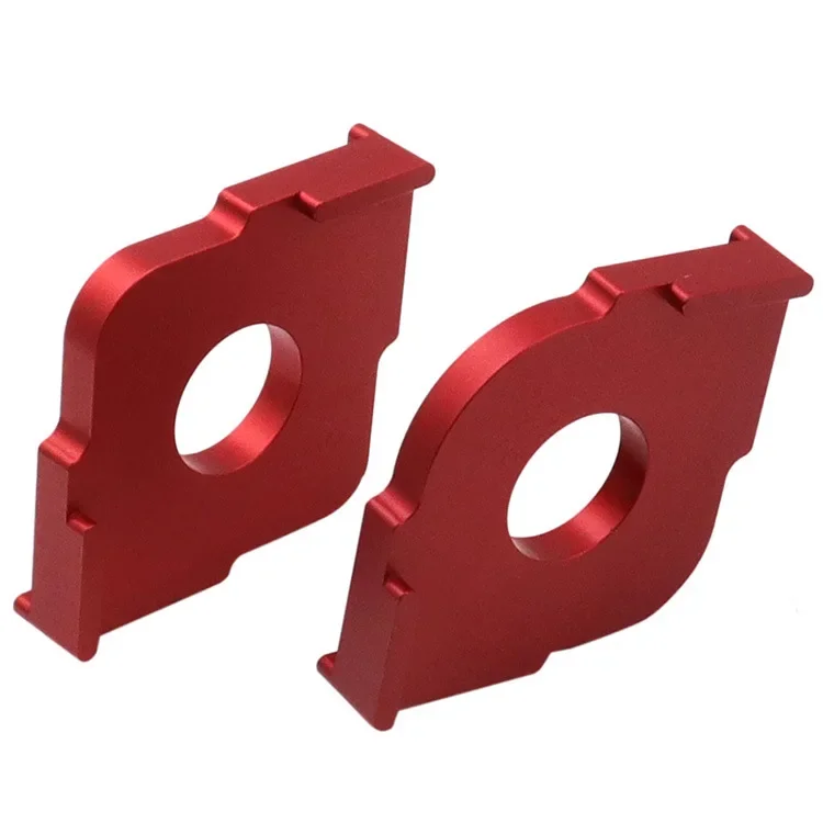 2Pcs Aluminum Alloy Radius Jig Router Templates Radius Quick-Jig Router Bit Templates For Routing Rounded Corner
