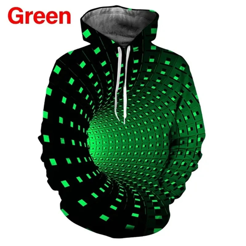 New 3D Printing Hoodies Black And White Vertigo Hypnotic Unisxe Funny Menwomen Casual Graphic Hoodie Streetwear Sweater Male Top