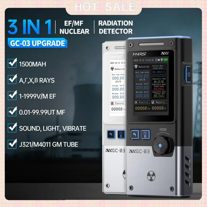 

24-Hour Delivery GC-03 Electromagnetic Radiation Detector,Electric Magnetic Field Strength,RF Power,Temperature Monitor,G