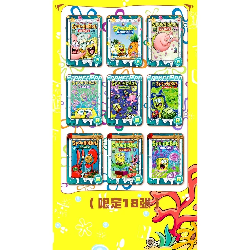 Tarjeta de Bob Esponja SquarePants para niños, Bob, Patricio, estrella, Squidward, Playa divertida, artículos raros, gran venta, tarjeta de