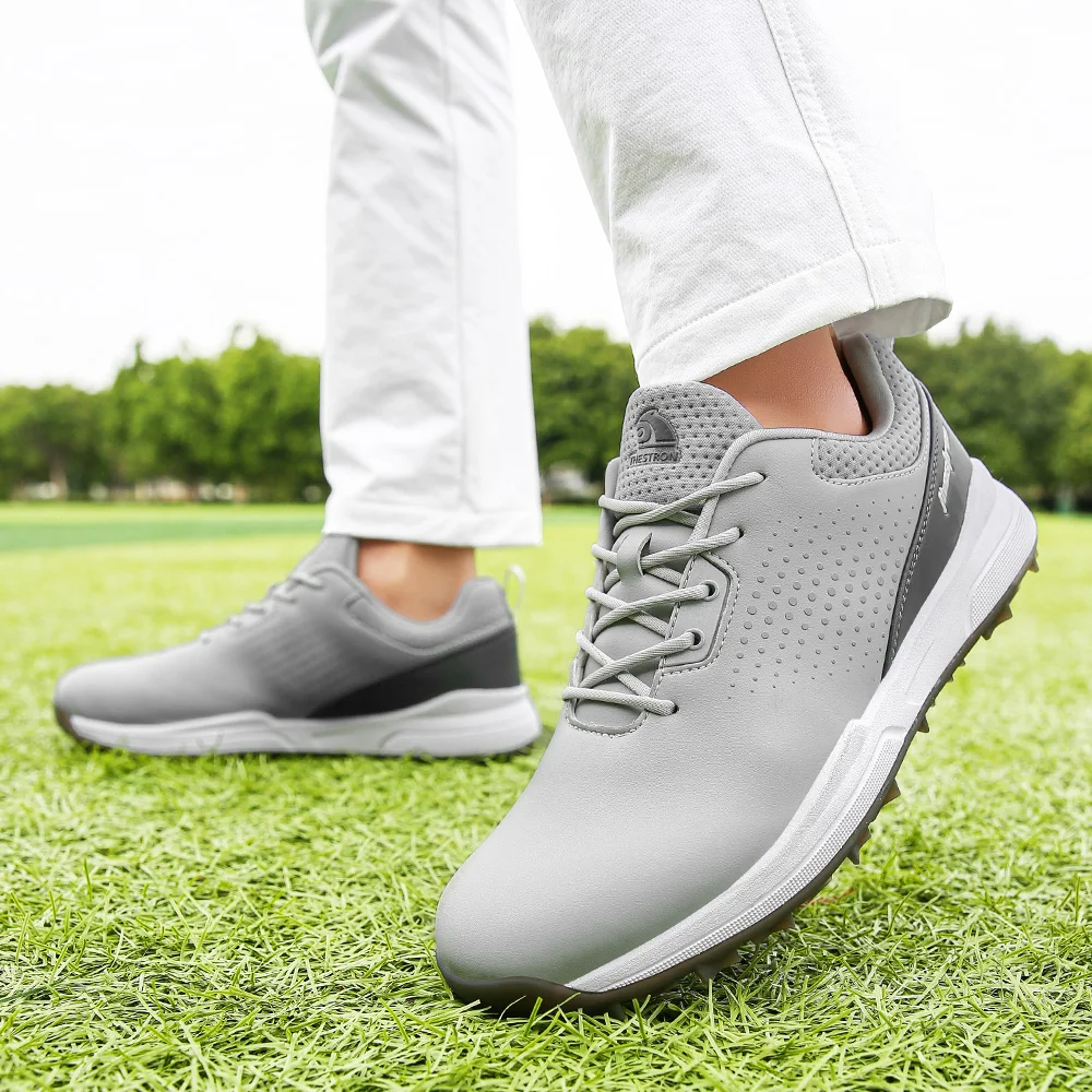 High-Quality Golf Sports Shoes Outdoor Walking Shoes  Men's Professional Golf Shoes Suitable for Golfers