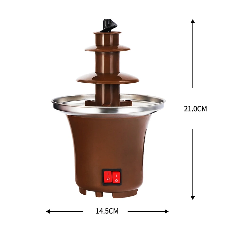 Home Chocolate Fountain Automatic Melting Hot Pot Melting Machine With Heating Melting Tower Homemade Chocolate