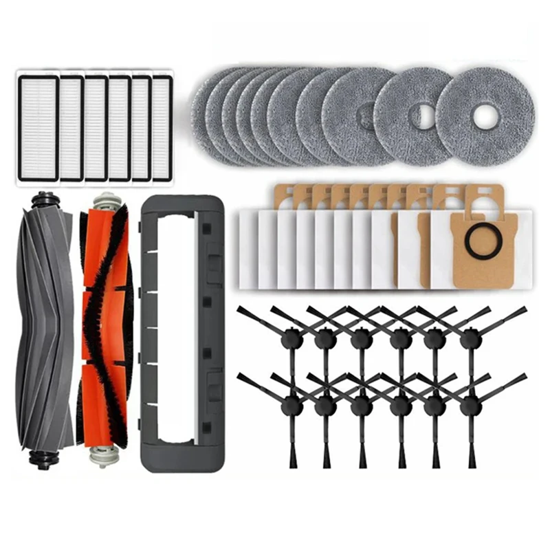 

For Dreame L20 Ultra X20 Pro Robot Vacuum Accessories Main Side Brushes Mop Cloths HEPA Filters Dust Bag Spare Parts