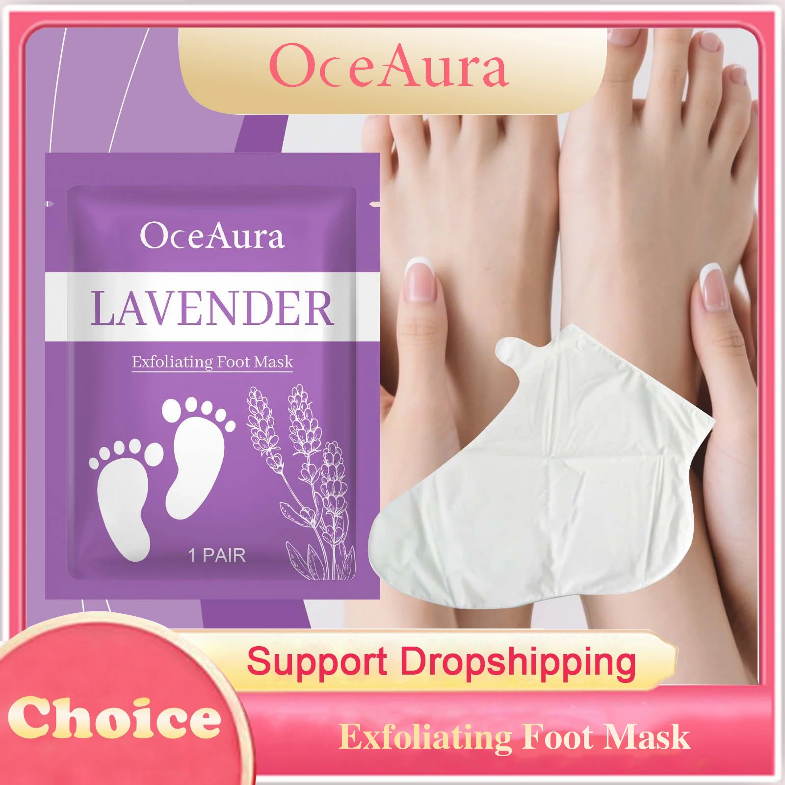 

Exfoliating Foot Mask Remove Old Dead Skin Cells Foot Exfoliator Anti Drying Rough Chapped Moisturizing Repair Foot Peeling Mask