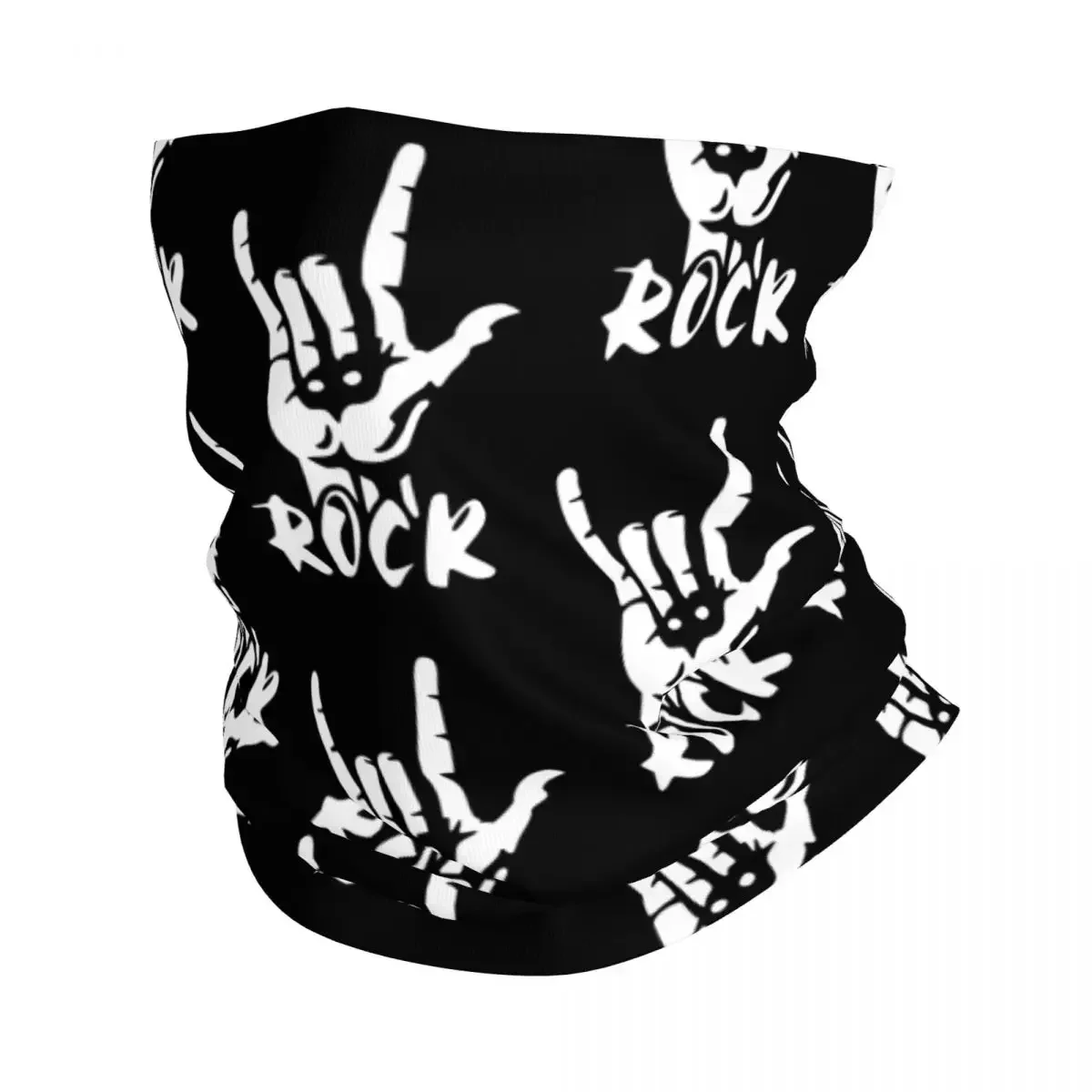 Heavy Rock Music Bandana Neck Gaiter for Ski Running Women Men Wrap Scarf Headband Warmer