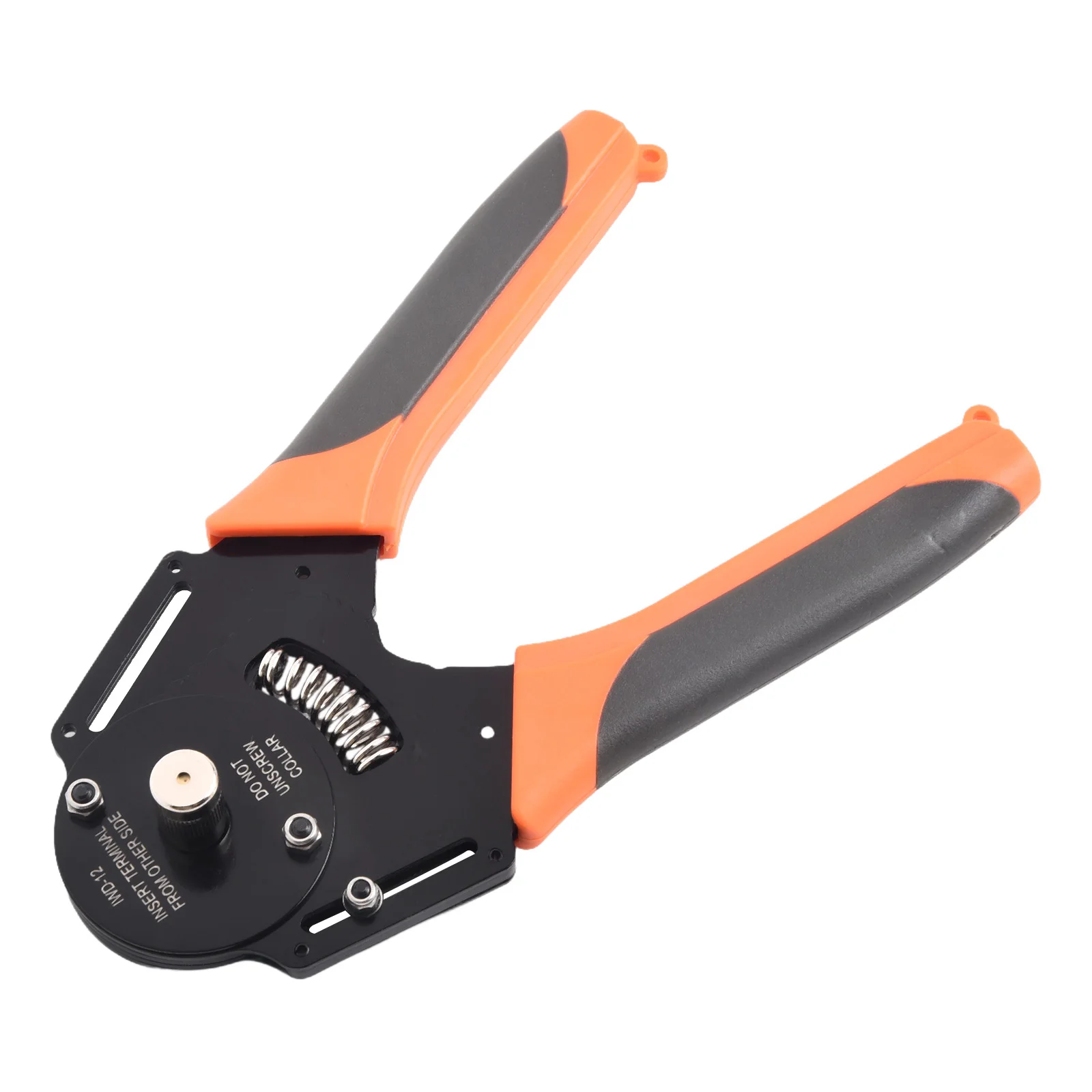 IWD Series Aviation Pin Crimpers Models 12 16 and 20 Featuring Adjustable Pressure Trimming Device for Precision Work