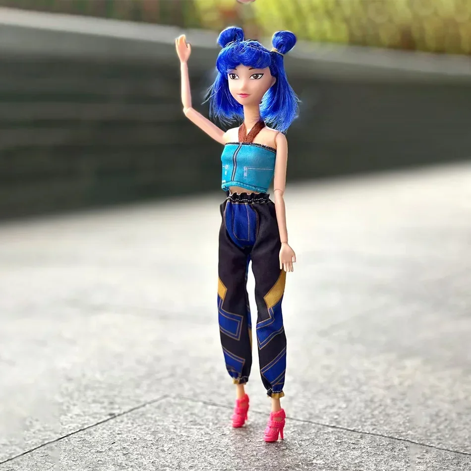 @_Anime Kpop Demon Hunters Rumi Mira Zoey Tiger Figure Toy Decorazione da scrivania Statue Ornamento da collezione per bambini Gift_%