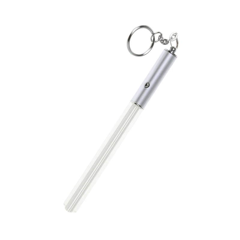 Light up Keychains Glow Pen LED Light Glow for Creative Keychains Lightsaber for Key Chain Bag Accessories Dropship