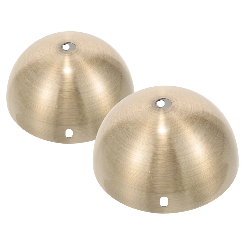 

2pcs Metal Ceiling Cover Plate Vintage Canopy For Pendant Light Durable Lightweight Mounting Hardware For Living Room Bedroom
