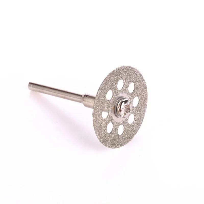 10 Chiếc 22Mm Cắt Kim Cương Đĩa Đá Mài Gỗ Nhựa Kim Loại Nhỏ Lưỡi Tròn Cho Máy Mài Điện Dụng Cụ Xoay phụ Kiện
