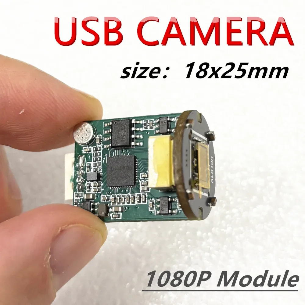 Módulo de cámara de placa Mini Usb de alta velocidad 1080P para endoscopio de telescopio, tamaño de módulo de cámara Usb Industrial de controlador libre de microscopio