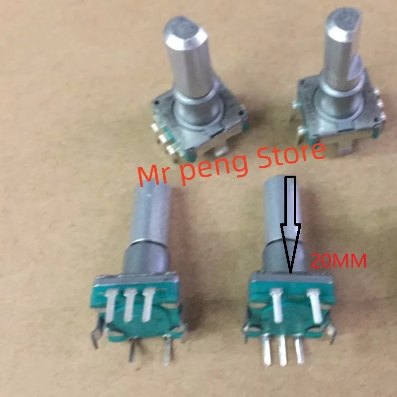 

4pcs for ALPS EC11E09244BS 18 Positioning number 9 Pulse point encoder with switch shaft length 20MM