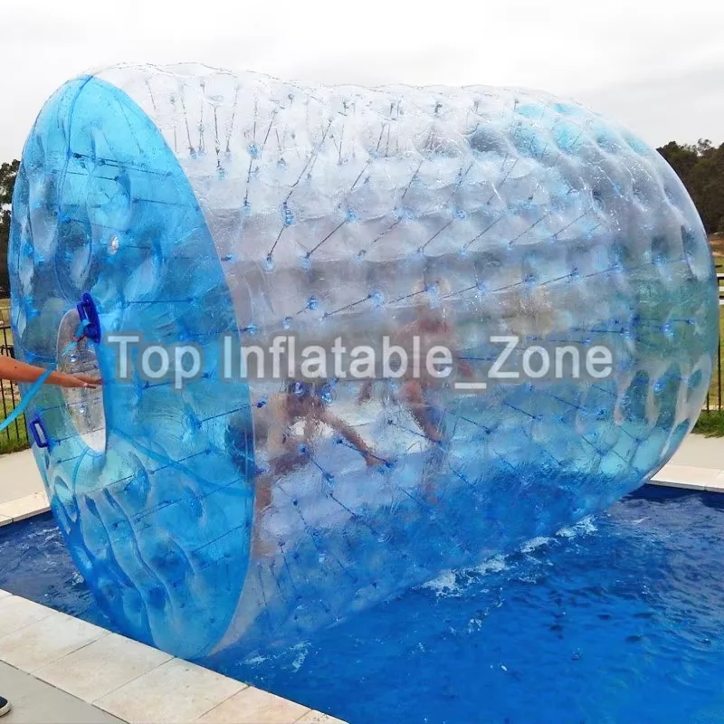 Rueda de agua inflable, rodillo de agua inflable para piscina, bola de rodillo de agua, bolas de agua inflables