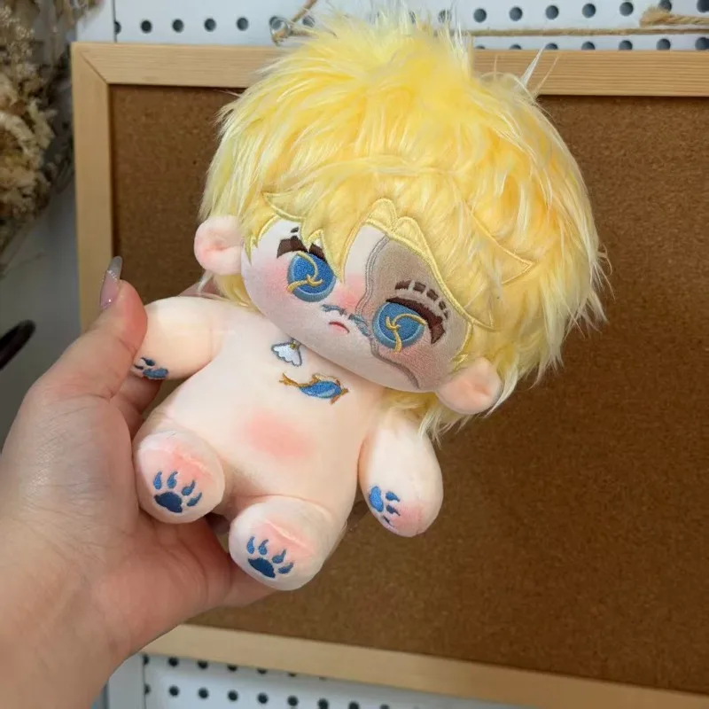 

20cm Anime Game Identity V Prospector Kawaii Cosplay Soft Cotton Doll Body With Skeleton Cartoon Dress Up Toy Figures Fans Gift