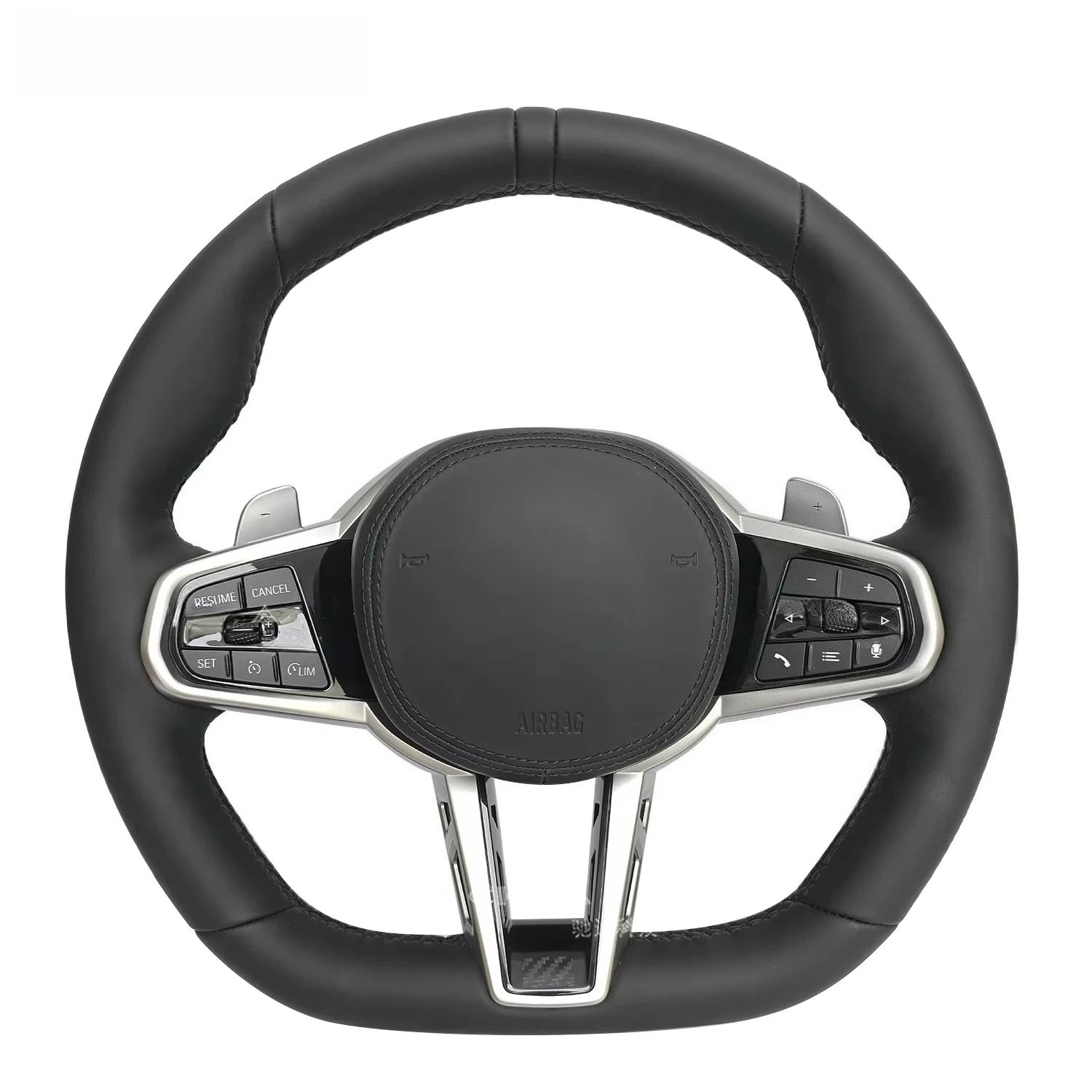 

Hand-stitched Leather Steering Wheel For BMWs G30 G20 G31 G02 G05 G82 G60 F10 F30 E90 F32 X1 X2 X3 X5