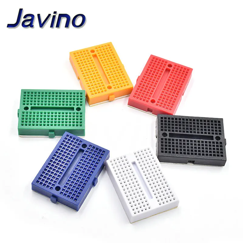 SYB170 Micro Solderless Breadboard 170 Contact Points 35×47×8.5mm DIY MCU Mini Circuit Test Board