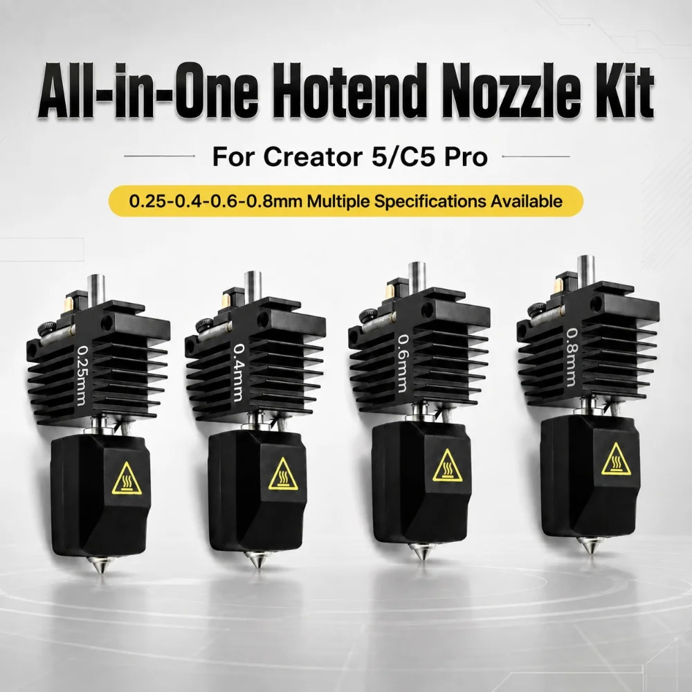 For Flashforge Creator 5 Hotend Creator 5 Pro Nozzle Assembly Integrated Quick-Swap C5 Extruder Nozzles 3D Printer Accessories