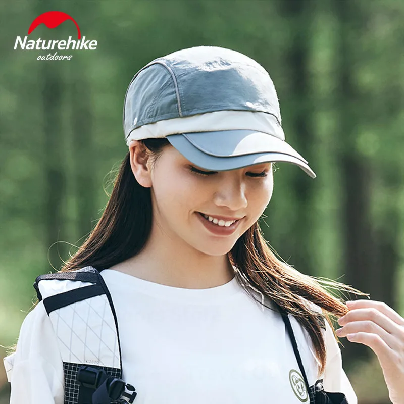Naturehike Outdoor Folding Fishing Baseball Cap Removable Double Layer Breathable Camping Hiking Trekking Hat Sun Hat Men Women image 3