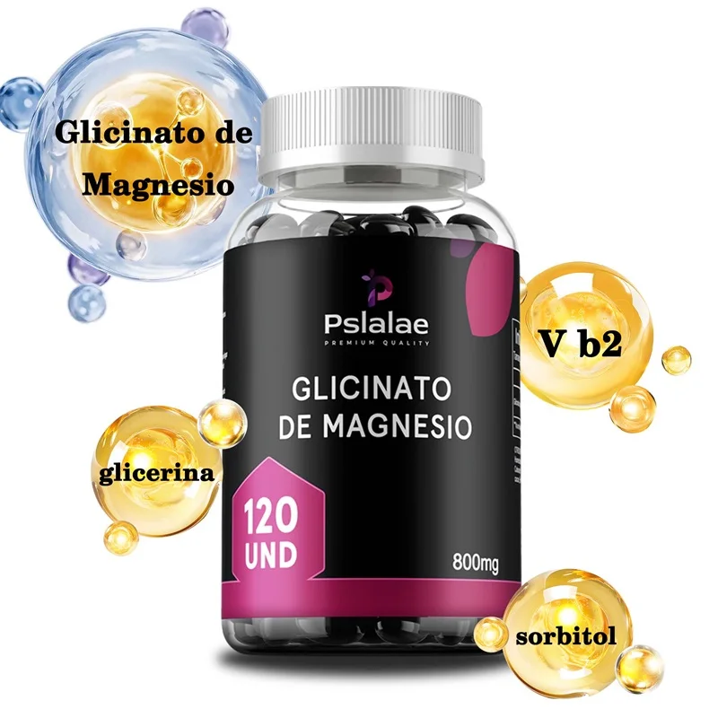 

Magnesium Glycine - Helps Cramp Defense for Leg Cramps, Promotes Heart and Bone Health, Supports Nerve and Muscle Function