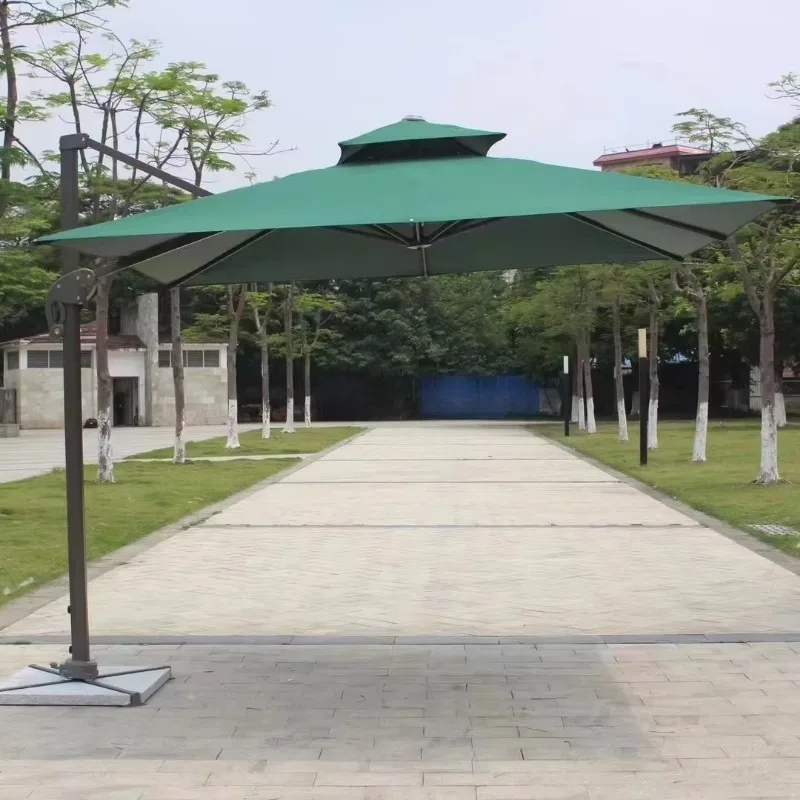Modern Commercial Grade Waterproof Cantilevered Parasols for Restaurants, Cafes and Parks Fast Delivery