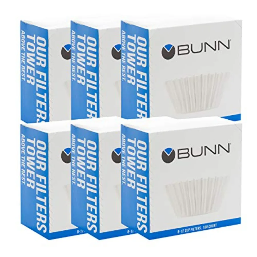 

8-12 Cup Coffee Filters, 6 each, 100ct
