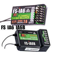 Flysky FS-iA6 /FS-IA6B Receiver 6CH 2.4G Telemetry Dual Antenna RC Receiver For Flysky FS-I6 FSI6 FS-i4 FS-i6 Transmitter