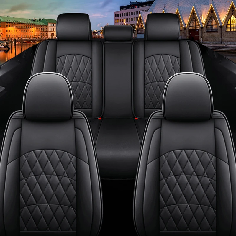 Car Seat Cover For Volkswagen Id4 Gol Touran Amarok Scirocco Golf 7 Up Candy Sagit Universal Waterproof Leather Auto Accessories