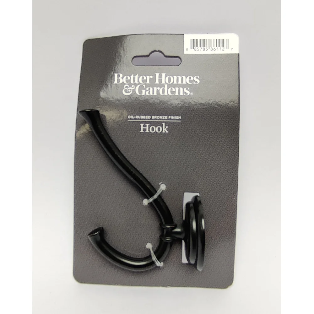 Durable Metal Wall Mounted Coat Hook 35 lbs Storage Organizer for Closet Bathroom Foyer Venetian Bronze Finish Easy Install