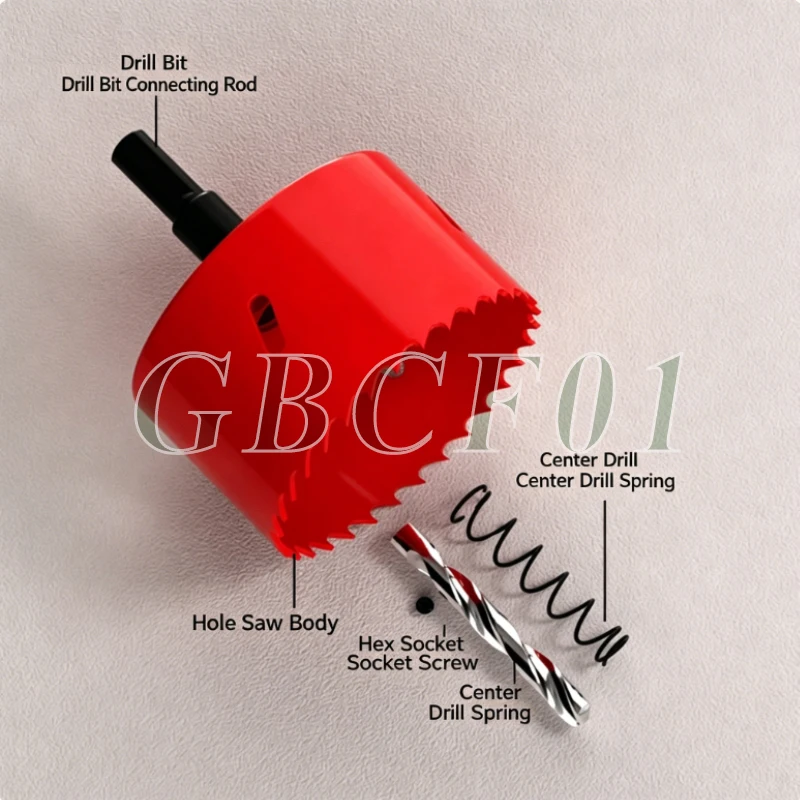 Hardware Tools M42 Bi-Metal Hole Saw Cutter for Drywall, Plastic, Sheet Metal, Metal, Woodworking - Drill Bit Hole Expander