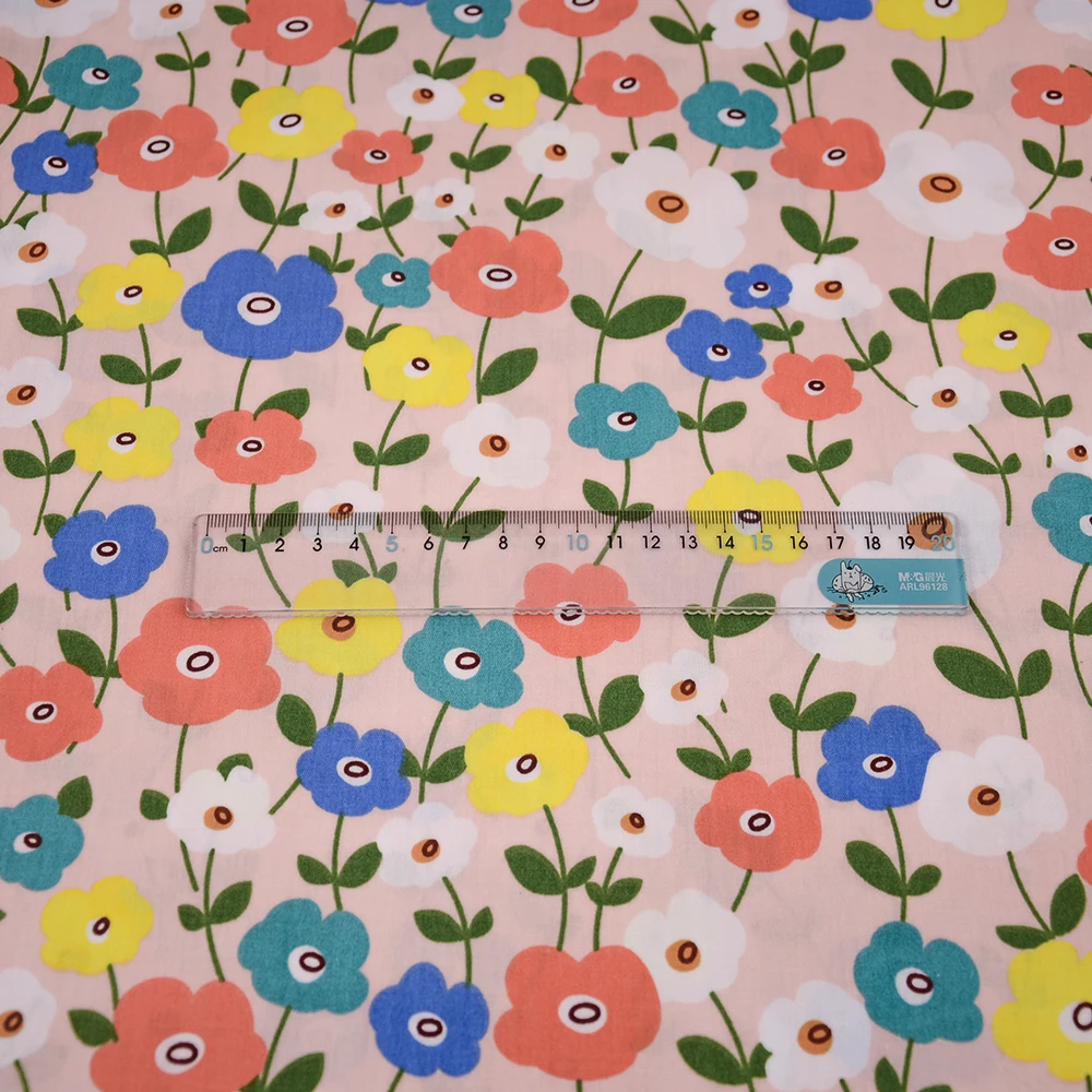 Teramila Rose Gedruckt Baumwolle Stoffe durch die Meter für Nähen Stoffe in Meter Freies Verschiffen, Bettwäsche Sets, quilts, Patchwork, Kleid – Detail 11