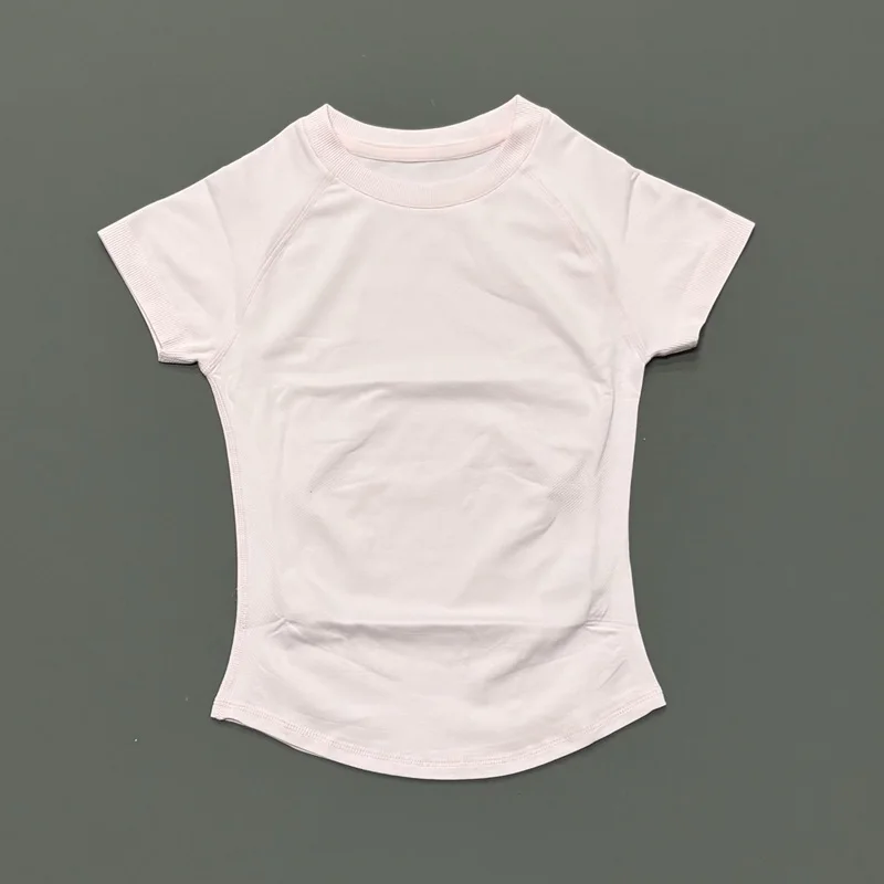 HISTELLO Kurzarm-Fitness-T-Shirt, schnell trocknend, schmale Passform, atmungsaktiv, nahtlos, für Training, Yoga, Fitness, Laufen, Freizeit, Sport – Detail 13