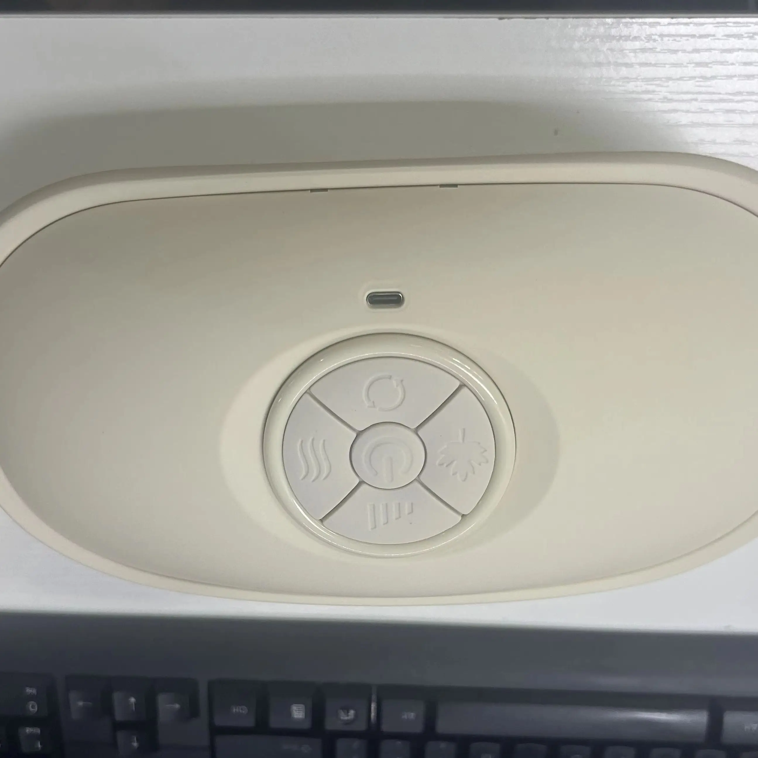 مدلك كهربائي للبطن بيان ستون مزدوج العجن 2-Level الحرارة الدهون الموقد 3-وضع الكثافة مكافحة السيلوليت البطن ساخنة الموقت