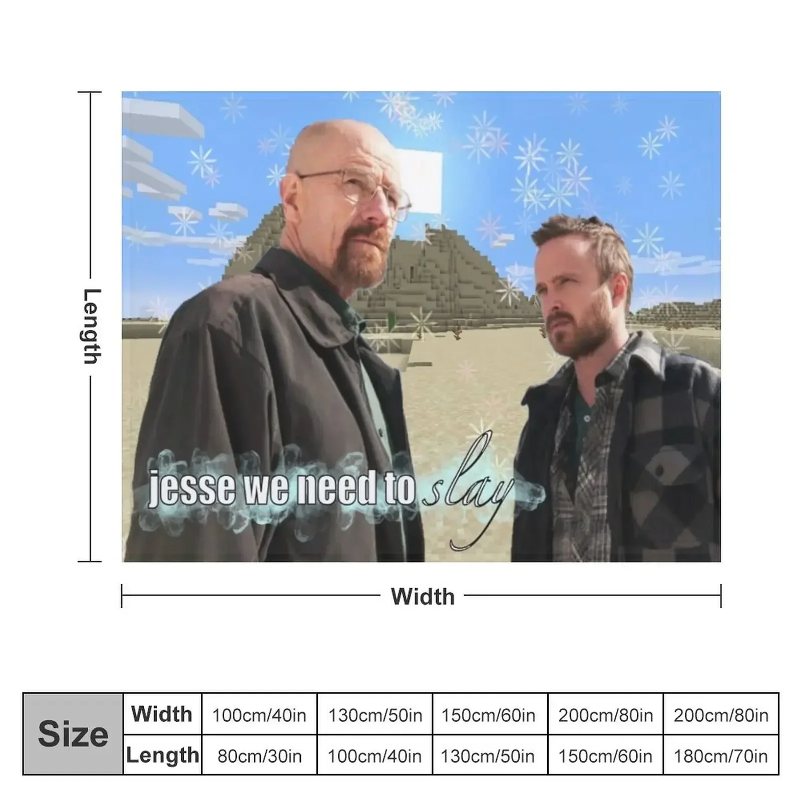 jesse we need to slay breaking bad Throw Blanket Multi-Purpose Fashion Sofas Tourist Blankets