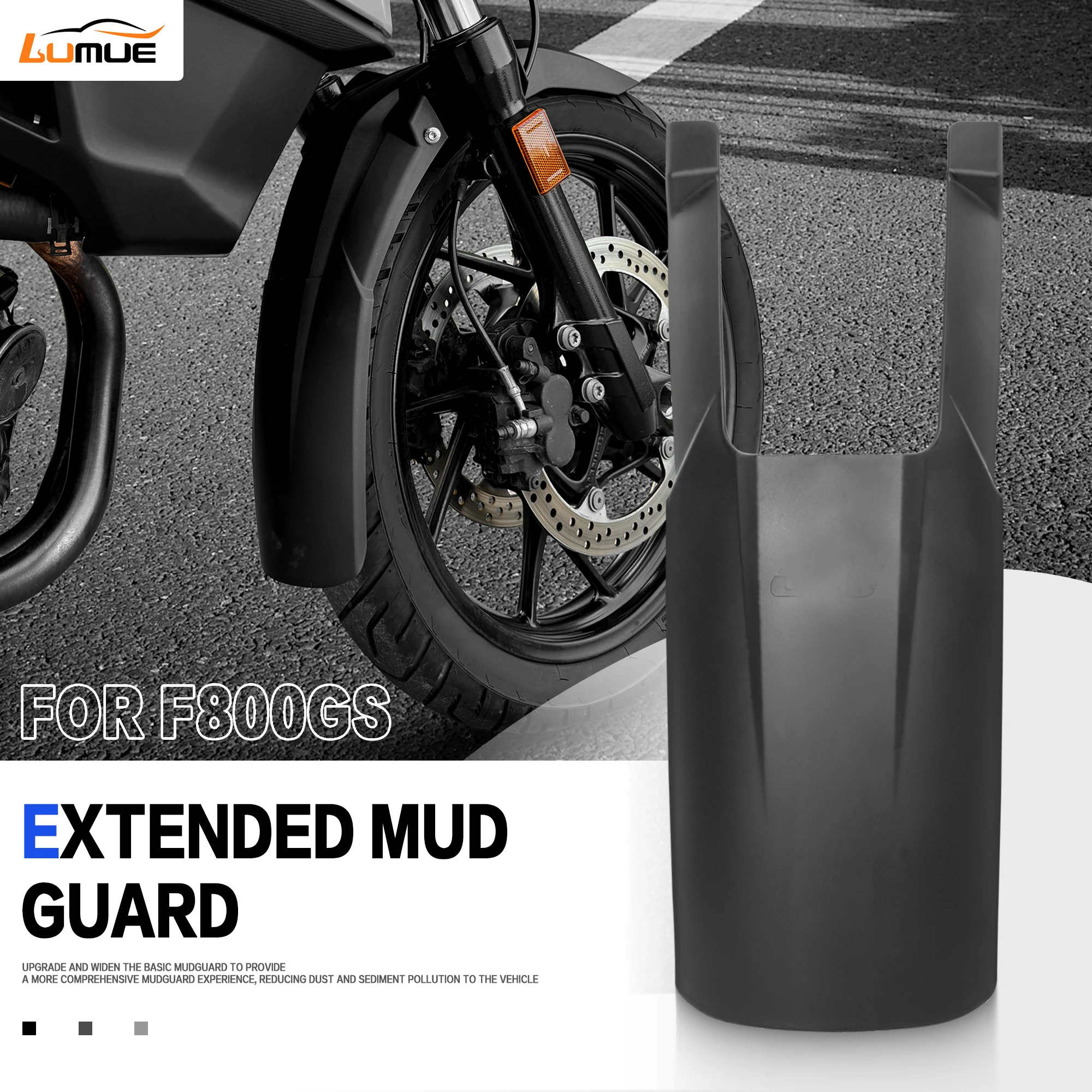Motorcycle F800GS Accessories For F800 GS F 800 GS f800gs 2024-2026 Mudguard Extension Splash Front Fender Hugger Extender
