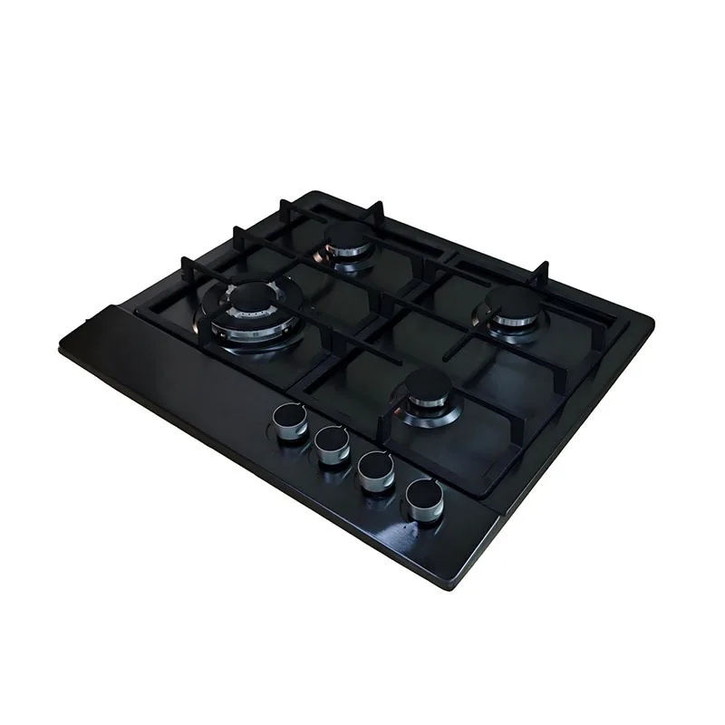 4 Burner Gas Stove, Stainless Steel, Tabletop and Built-in, Natural Gas and LPG, High Quality, Multifunctional Kitchen Appliance
