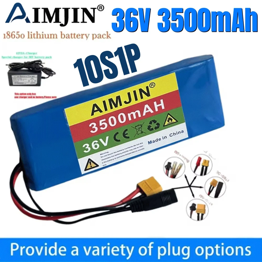 

36V NEW 10S1P 3500mAh Battery Pack 20Ah 18650 Lithium Li-ion Rechargeable Batteries 30A BMS 500W