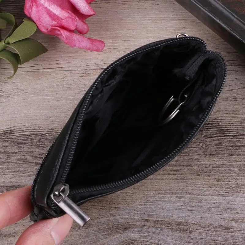 Women Fashion Mini Purse Coin Card for Key Ring Wallet Pouch Zipper Small Change