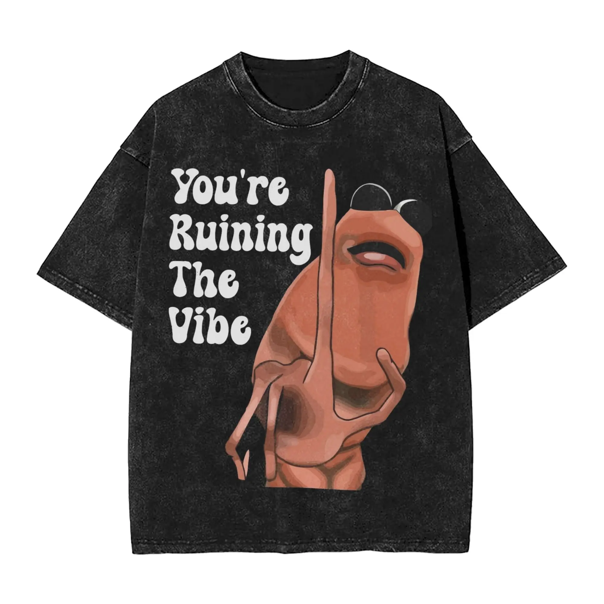 

Модная мужская и женская футболка Marcus The Worm You're Ruining The Vibe, стильные футболки, одежда