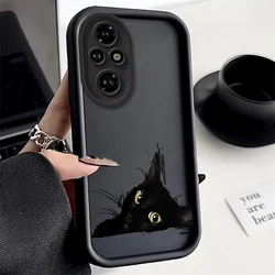 200 Black and White Cat New Sky Eye Phone Case For Honor 200 200Lite 50Pro 50 X40GT X7A X50i X8A X40i 90Lite 50SE X9A X30 Cover
