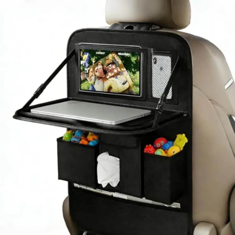 

Car Seat Organizers, Multi-functional Back Seat Protectors, Storage Pouches, and Tray Holders for Cars,,Seat Back and Rear Seat